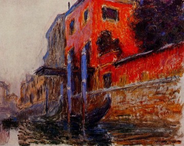 La Maison Rouge Claude Monet Peinture à l'huile